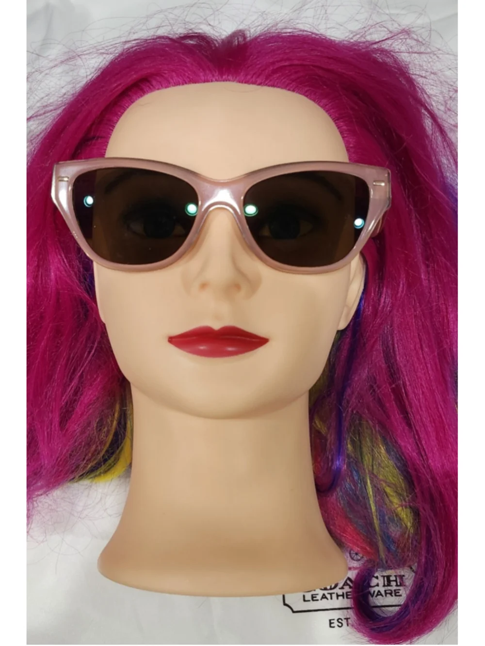 Coach RX Sunglasses Pink Cat Eye
